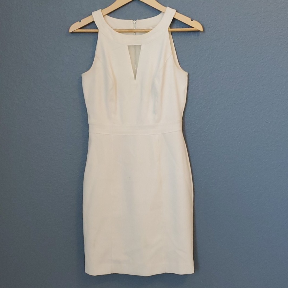 White Halter Dress
